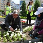 Çorum bayram öncesi çiçek açtı