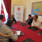 Çorum heyeti Budapeşte Büyükelçisini ziyaret etti