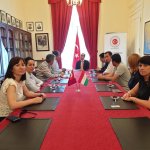 Çorum heyeti Budapeşte Büyükelçisini ziyaret etti