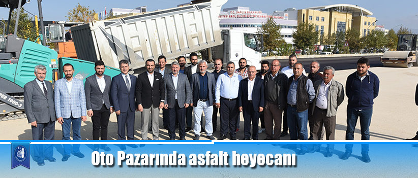 Oto Pazarında asfalt heyecanı