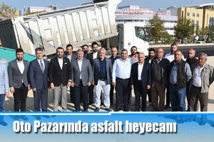 Oto Pazarında asfalt heyecanı