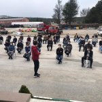 İşçiler önce eğitim aldı sonra göreve başladı