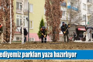 Belediyemiz, parkları yaza hazırlıyor
