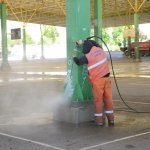 Belediyemiz, tüm camileri dezenfekte ediyor