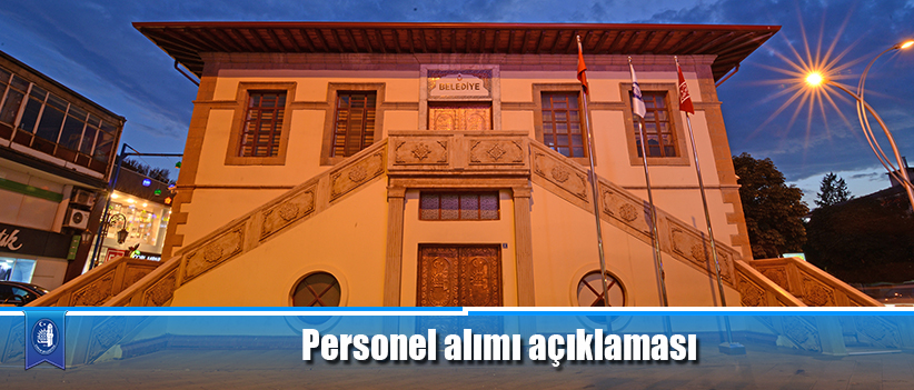 Personel alımı açıklaması