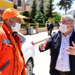 Başkan Aşgın, çalışan personeliyle bayramlaştı