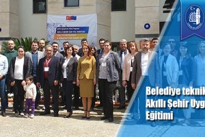 Belediye teknik personeline Akıllı Şehir Uygulamaları Eğitimi