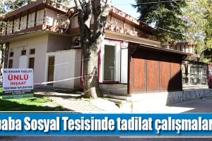 Pirbaba Sosyal Tesisinde tadilat çalışmaları başladı