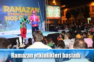 Ramazan etkinlikleri başladı