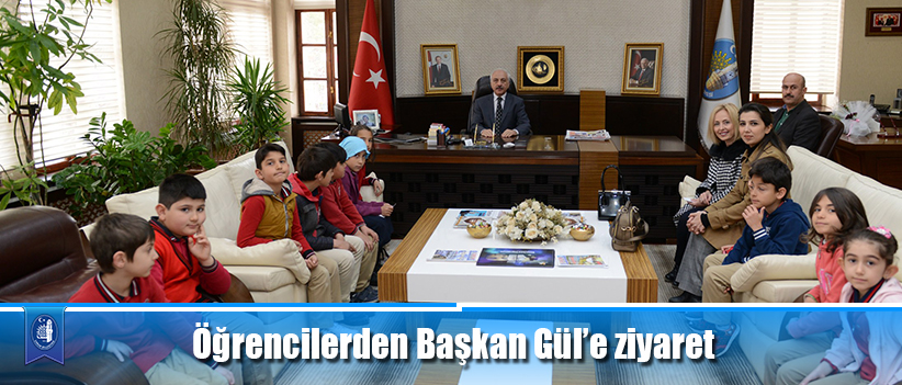 Öğrencilerden Başkan Gül’e ziyaret