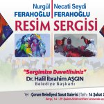 Ferahoğlu çiftinden resim sergisi