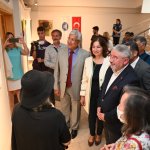 Sanat Buluşmasına katılan ressamlar sergi açtı