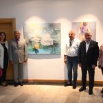 Sanat Buluşmasına katılan ressamlar sergi açtı