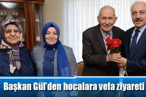 Başkan Gül’den hocalara vefa ziyareti