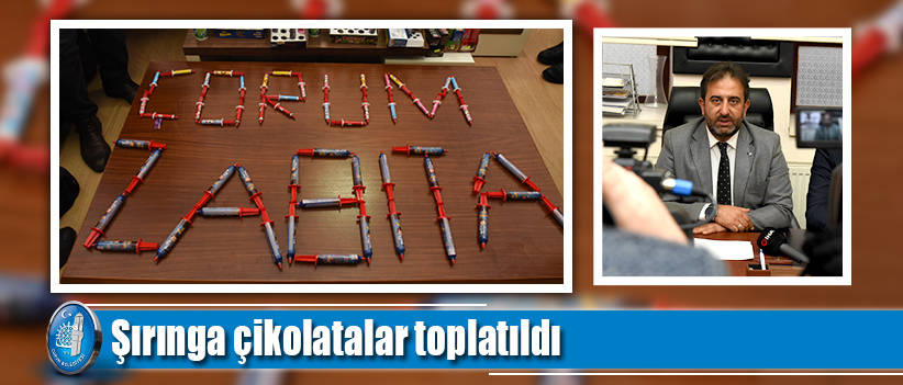 Şırınga çikolatalar toplatıldı