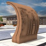 Kadeş Barış Meydanı’na leblebi ve Hitit Figürü rölyefleri