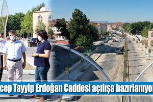 Belediyemiz, Recep Tayyip Erdoğan Caddesi’ni açılışa hazırlıyor