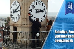 Belediye, Saat Kulesi'nin yıpranan kadranlarını değiştirecek