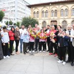 Şampiyonlara Coşkulu Karşılama