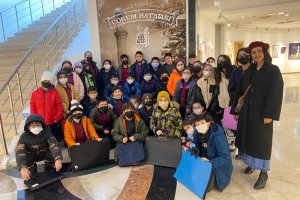 Öğrenciler Belediye’nin Sanat Müzesi ve Galerisi’ni gezdi