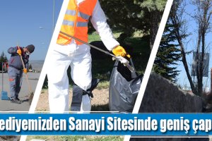 Belediyemizden Sanayi Sitesinde geniş çaplı temizlik