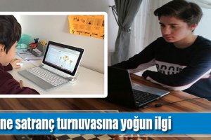 Online satranç turnuvasına yoğun ilgi