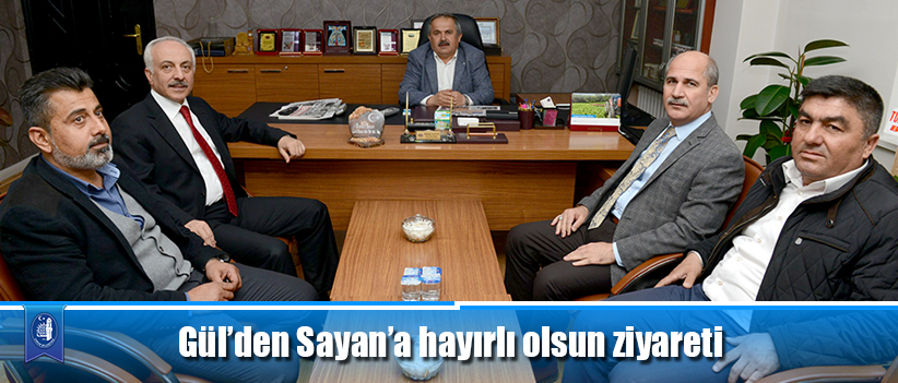 Gül’den Sayan’a hayırlı olsun ziyareti