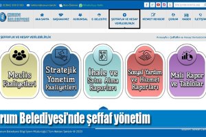 Belediyemizde şeffaf yönetim