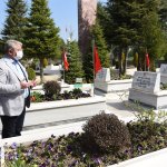 Şehit ailelerinden Başkan Aşgın'a teşekkür ziyareti