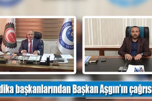 Sendika başkanlarından Başkan Aşgın’ın çağrısına destek