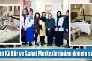 Kadın Kültür ve Sanat Merkezlerinden dönem sonu sergisi
