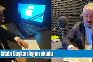 Sesli kütüphane için ilk kitabı Başkan Aşgın okudu