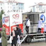 Belediyemizin sıcak çorba ikramları devam ediyor