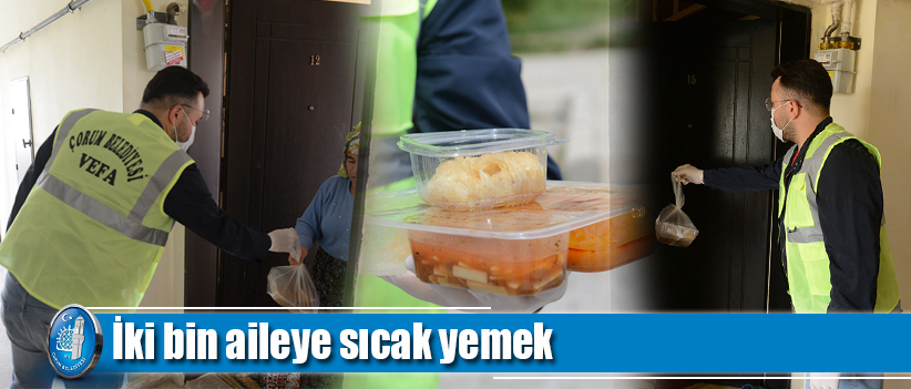 İki bin aileye sıcak yemek