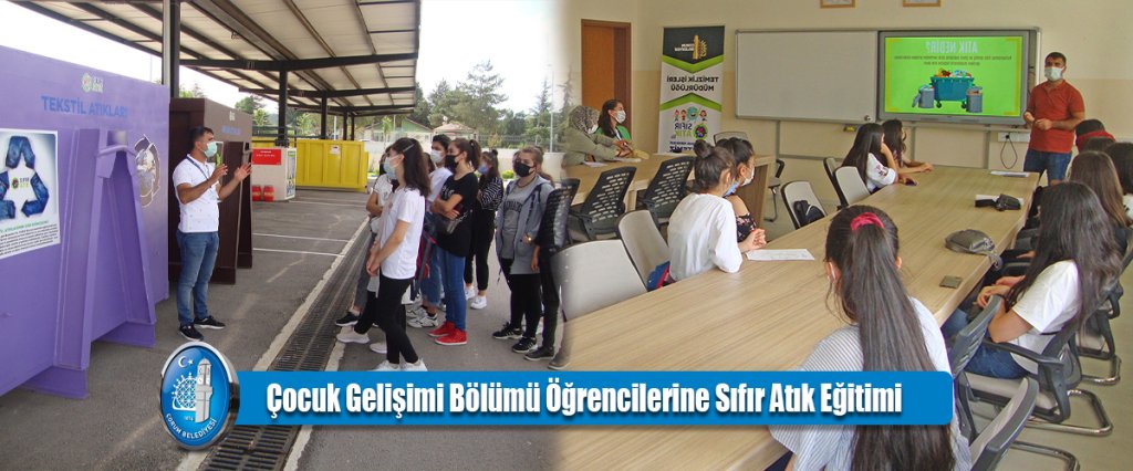 Çocuk Gelişimi Bölümü Öğrencilerine Sıfır Atık Eğitimi