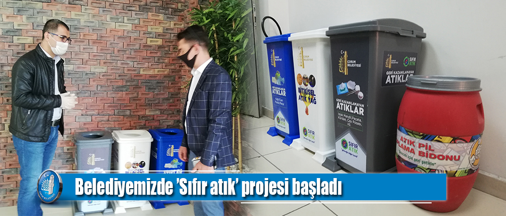 Belediyemizde ’Sıfır atık’ projesi başladı