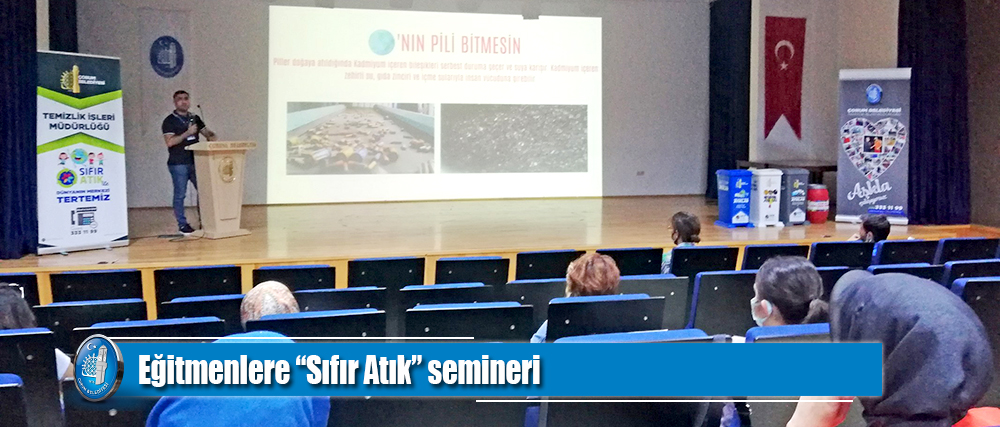Eğitmenlere “Sıfır Atık” semineri