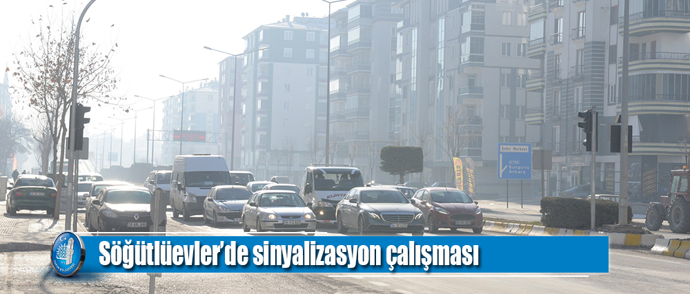 Belediyemizden Söğütlüevler’de sinyalizasyon çalışması