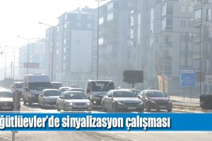 Belediyemizden Söğütlüevler’de sinyalizasyon çalışması