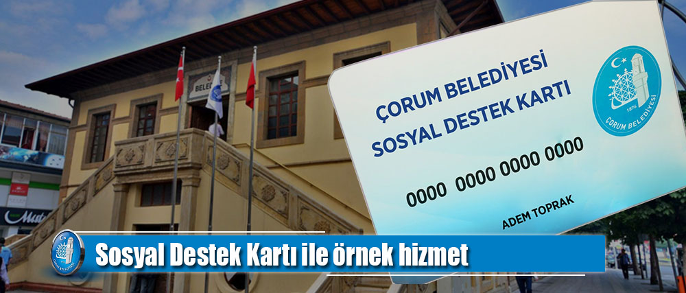 Sosyal Destek Kartı ile örnek hizmet