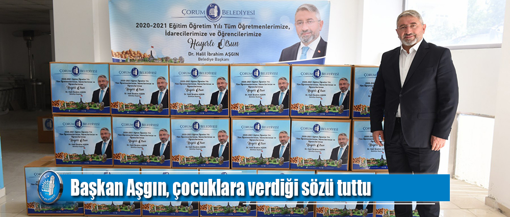 Başkan Aşgın, çocuklara verdiği sözü tuttu