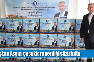 Başkan Aşgın, çocuklara verdiği sözü tuttu