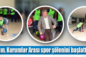 Aşgın, Kurumlar Arası spor şölenini başlattı
