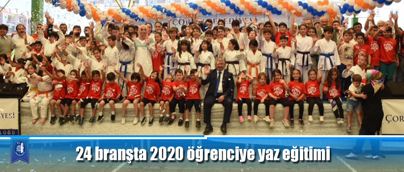 24 branşta 2020 öğrenciye yaz eğitimi