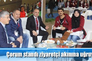 Çorum standı ziyaretçi akınına uğruyor