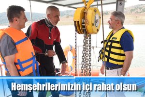 Hemşehrilerimizin içi rahat olsun