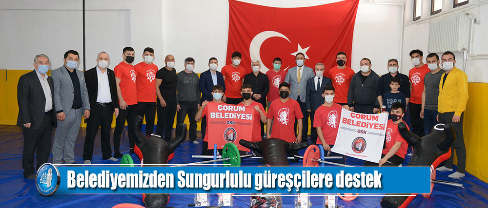 Belediyemizden Sungurlulu güreşçilere destek
