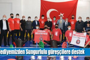 Belediyemizden Sungurlulu güreşçilere destek