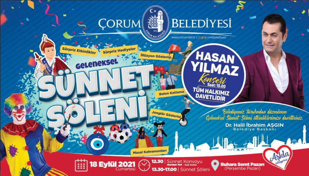 Sünnet Şöleni 18 Eylül’de yapılacak