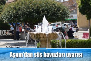 Aşgın’dan süs havuzları uyarısı